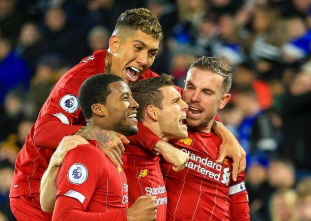  曼城锋线发威，英超榜首大战完胜利物浦